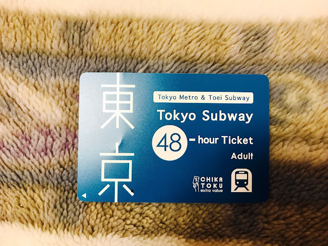 Planning Japan Trip: Tokyo Subway &Toei Subway 48-hour Ticket